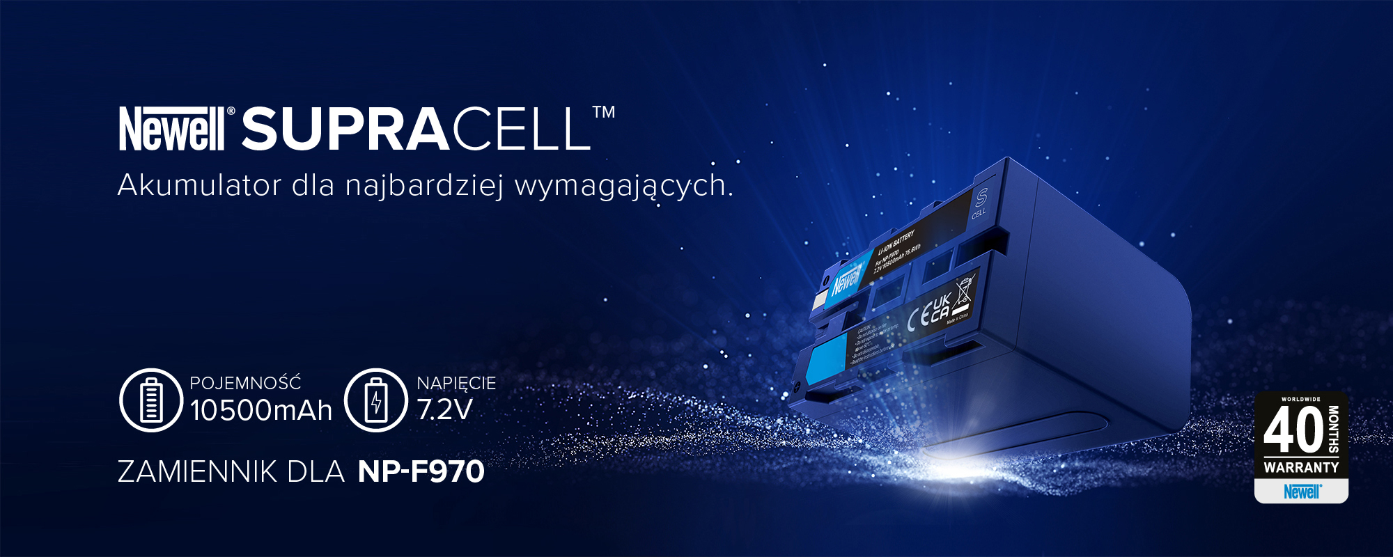 Akumulator Newell SupraCell Protect zamiennik NP-F970 do Sony